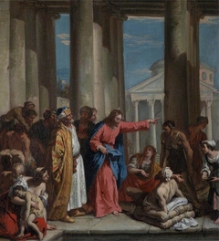 Christ healing the Lame Man at the Pool of Bethesda by Sebastiano Ricci