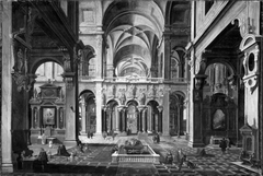 Church Interior by Bartholomeus van Bassen