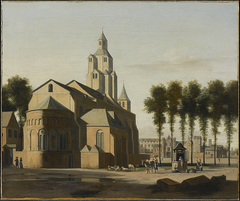 Church of Saint Cecilia, Cologne by Gerrit Adriaenszoon Berckheyde