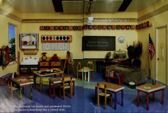 Classroom - Illustration from Look-Alikes Jr. by Joan Steiner