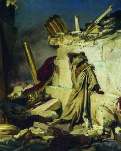 Cry of prophet Jeremiah on the Ruins of Jerusalem by Ilya Repin