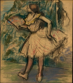 Dancer with a Fan by Edgar Degas