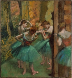 Dancers, Pink and Green by Edgar Degas