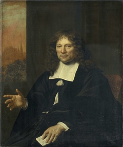 Daniel Niellius. Elder of the Remonstrant Church and Sampling Official of Alkmaar by Adriaen Backer