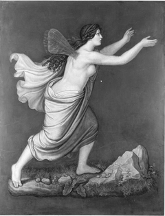 Das Märchen von Amor und Psyche: Psyche umherirrend by Wilhelm von Kaulbach