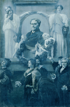 Der Hofschauspieler Ernst Hartmann by Adolf Hirémy-Hirschl