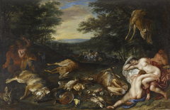 Diana and Her Nymphs after Their Hunt by Jan Brueghel the Younger