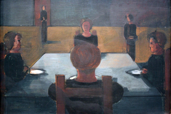 Dinner Party by Oskar Schlemmer