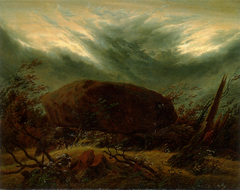 Dolmen in Autumn by Caspar David Friedrich