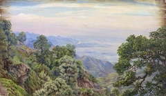 Doon from Mussoorie, Uttar Pradesh, India by Marianne North