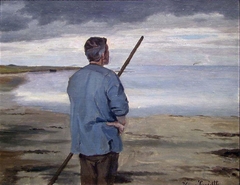 Eel-catcher with Spear by Hans Smidth