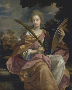 Elizabeth Panton, Later Lady Arundell of Wardour, as Saint Catherine by Benedetto Gennari II