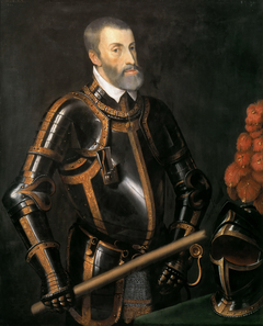 Emperor Charles V in armor by Anonymous