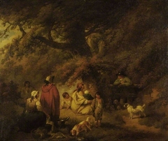 Encampment of Gipsies by George Morland