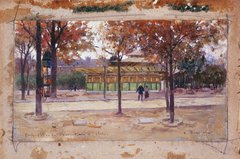 Entrée du métropolitain, place de l'Étoile by Carlo Brancaccio