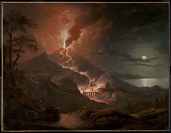 Eruption of Vesuvius with Destruction of a Roman City by Sebastian Pether