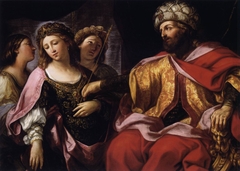 Esther and Ahasuerus by Giovanni Andrea Sirani