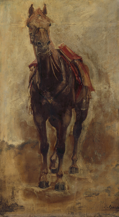 Étude de cheval pour le portrait équestre du comte de Palikao by Paul-Jacques-Aimé Baudry