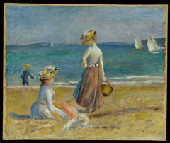 Figures on the Beach by Auguste Renoir