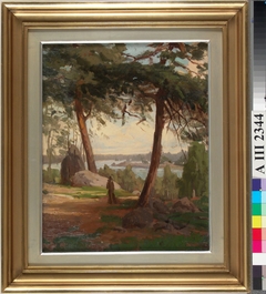 Finnish Landscape, Sketch by Fanny Churberg