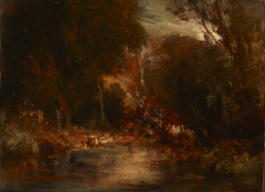 Forest Landscape by François-Auguste Ravier