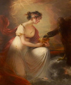 Frances Wyndham, later Lady Burrell (1789-1848) as Hebe by William Beechey