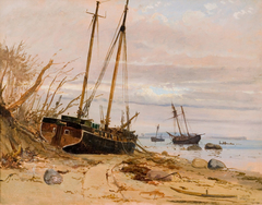 From the storm surge 1872, Falster by Holger Drachmann