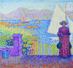 Gate, St.Tropez by Paul Signac