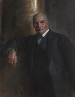 George Nicoll Barnes, 1859 - 1940. Statesman. (Study for portrait in Statesmen of the Great War, National Portrait Gallery, London) by James Guthrie