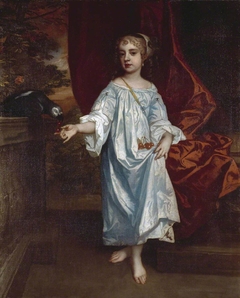 Girl with a Parrot by Peter Lely