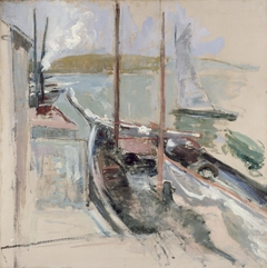 Harbor Scene by John Henry Twachtman