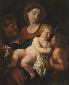 Heilige Familie mit dem Johannesknaben by Johann Carl Loth