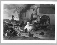 hen- yard by Melchior d'Hondecoeter