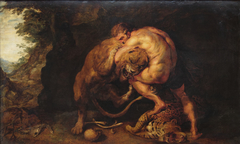 Hercules and the Lion of Nemea by Peter Paul Rubens