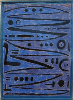 Heroic strokes of the bow by Paul Klee