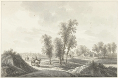 Het dorp Laren in het Gooi by Nicolaas Wicart