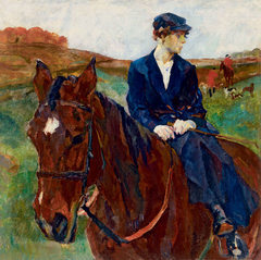 Horsewoman by Rudolf Frentz