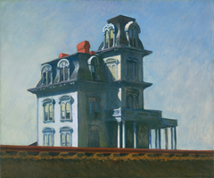 House by the Railroad by Edward Hopper