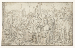 Houtmarkt by Willem Pietersz. Buytewech