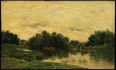 Ile-de-Vaux on the Oise near Auvers by Charles-François Daubigny