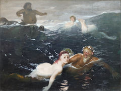 Im Spiel der Wellen by Arnold Böcklin