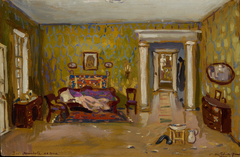 Interior for Nikolai Gogol's Play Marriage by Constantin Westchiloff