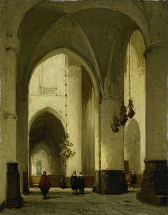 Interior of the Church of St Bavo in Haarlem by Johannes Bosboom