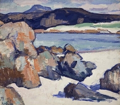 Iona Landscape: Rocks by Samuel Peploe