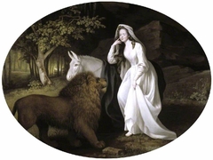 Isabella Saltonstall as Una in Spenser's 'Faerie Queene' by George Stubbs