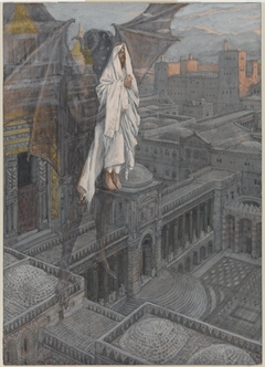 Jesus Carried up to a Pinnacle of the Temple (Jésus porté sur le pinacle du Temple) by James Tissot