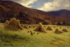 Joseph Farquharson - Harvesting, Forest of Birse - ABDAG002306 by Joseph Farquharson