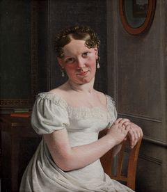 Julie Eckersberg, née Juel, the Artist's Second Wife by Christoffer Wilhelm Eckersberg