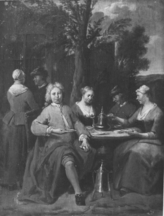 Kaffeegesellschaft by Jan Baptist Lambrechts