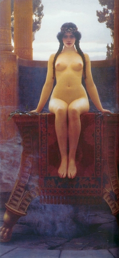 L'Oracle de Delphes by John William Godward